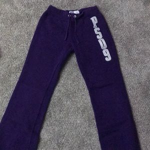 Purple sweatpants